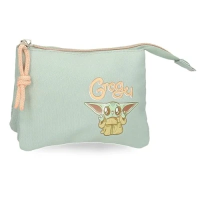 Image of Joumma Star wars Grogu Wallet Green 14x10x3.5 cm Polyester, Green, Purse