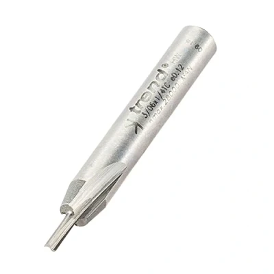 Image of Trend Professional Straight Two Flute Router Cutter Bit, 1/4 Inch Shank, 2mm Cut Diameter, Tungsten Carbide Tipped, 3/06X1/4TC