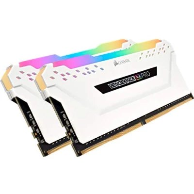 Image of Corsair Vengeance RGB PRO 16 GB (2 x 8 GB) DDR4 3200 MHz C16 XMP 2.0 Enthusiast LED Illuminated Memory Kit White