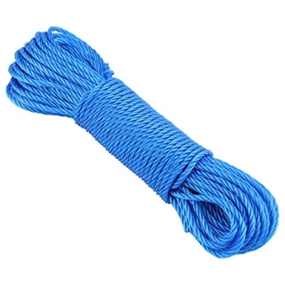 Image of All Purpose Rope, 20M Multi functional Nylon Cord String Washing Line Climbing Traction Tying Shade Net Rope for Camping Outdoor Garden Garage Twisted Durable Long Ropes