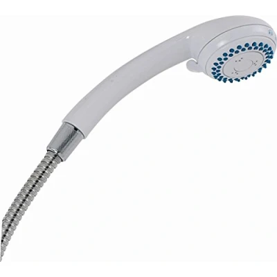 Image of Sabichi 3 Function Shower Head and Hose, Stainless Steel, Silver