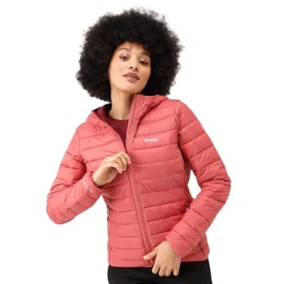 Image of Regatta Womens Marizion Padded Jacket Mineral Red/Rumba Red 10