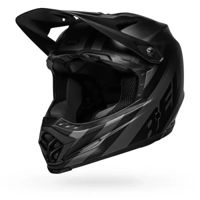 Image of BELL Full 9 Fusion MIPS MTB Face Helmet 2022: Matte Black/Grey L 57 59cm