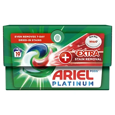 Image of Ariel All in 1 Pods Washing Liquid Laundry Detergent Tablets/Capsules, 76w (19x4) Platinum