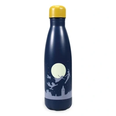 Image of Half Moon Bay Peter Pan Metal Water Bottle Stainless Steel For Kids &amp; Adults Disney Gifts Gift Travel