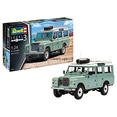 Image of Revell 07047 Land Rover Series III LWB station wagon 1:24 Scale Unbuilt/Unpainted Plastic Model Kit