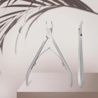 Image of Staleks Pro Smart 10 Quarted Jaw 4 mm Professional Cuticle Nippers Model NS