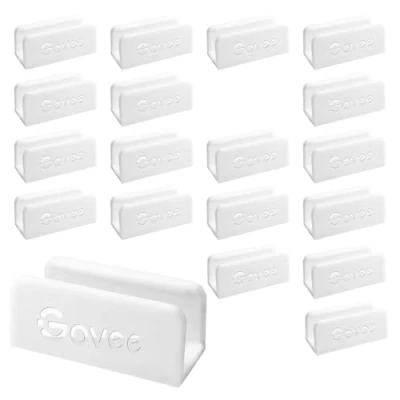 Image of Govee 20 x Clips Mounting Bracket for Neon LED Strip H61A1 Profile Brand