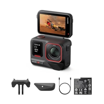 Image of Insta360 Ace Pro 2 8K Action Camera Co engineered with Leica, Flagship NEXT GEN 1/1.3&quot; Sensor and Dual AI Chip for Unbeatable Image Quality, 8K/30fps, 157deg Lens, 2.5&quot; Flip Screen &amp; 12M Waterproof.