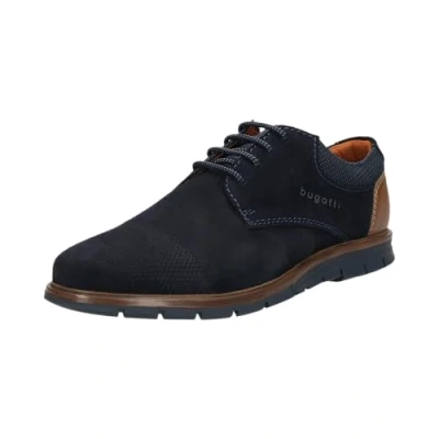 Image of bugatti Men&#039;s Business Shoes, Lace Up, Dark Blue 4100, 13.5 UK