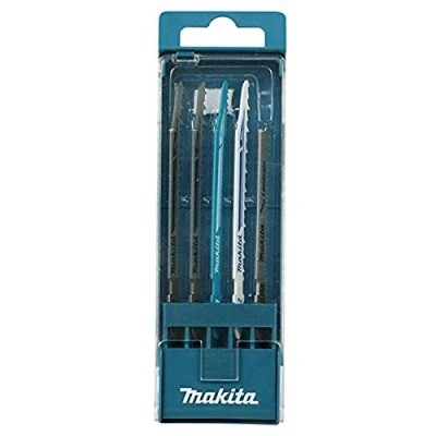 Image of Makita B 48527 Jigsaw Blade Set, Multi Colour 5 Piece