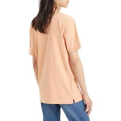 Image of Levi&#039;s Men&#039;s Slim Housemark Polo Shirt, Peach Bloom, XL
