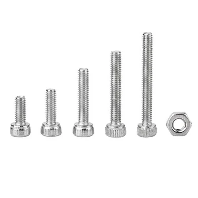 Image of 210pcs M2.5 Stainless Steel 304 Hex Socket cover Head Screws Fastener Nut Assrotment Set