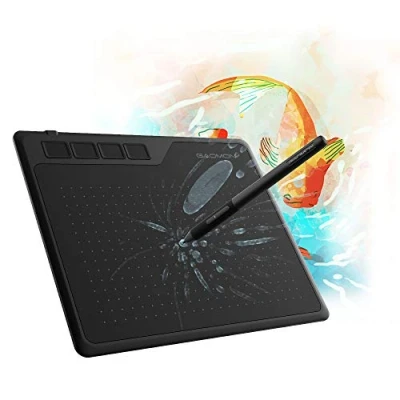 Image of GAOMON S620 6.5 x 4 Inches Pen Tablet 8192 Levels Pressure Graphic with Express Keys and Battery free for Drawing &amp; Playing OSU