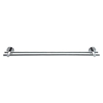 Image of tesa® Smooz Towel bar, high Gloss Chromed Metal, self Adhesive, Adhesive mounting Technology, 50mm x 640mm 115mm