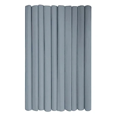 Image of Interdruk Crepe Paper Rolls for Kids, DIY and Decorations Pack of 10 Reels (50cm x 200cm, 28g/m2) 29 Grey