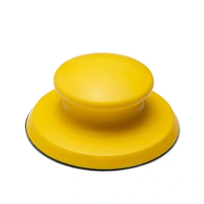 Image of Glass Polish 15907 Hand Sanding Block, Hook &amp; Loop Handheld Pad Ø 125 mm