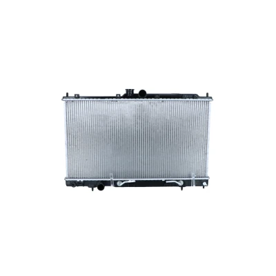Image of 1350A253, 1350A254, 1350A255, MR571798, MR968858 Engine radiator NRF 53778 Aluminium 684mm 373mm 17mm with mounting parts Brazed cooling fins
