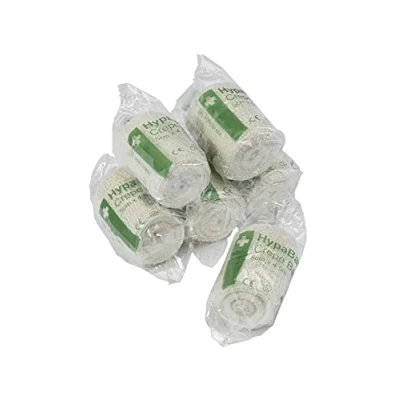 Image of Safety First Aid Group Crepe Cotton Bandages 5 cm x 4.5 m (Pack of 6)
