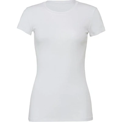 Image of Bella + Canvas BE6004 women&#039;s T shirt in White