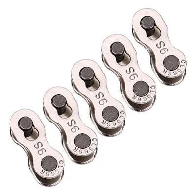 Image of VGEBY1 5 Pairs Bike Chain Links, Bicycle Connector Heavy Duty Quick Release Cycling Magic Joint for 8/9/10 Speed(9 speed)