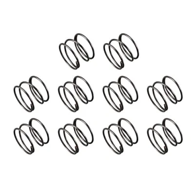 Image of sourcingmap Compression Spring 1.2mm Wire Dia , 20mm OD 15mm Free Length Steel Extension Spring,Black,10Pcs
