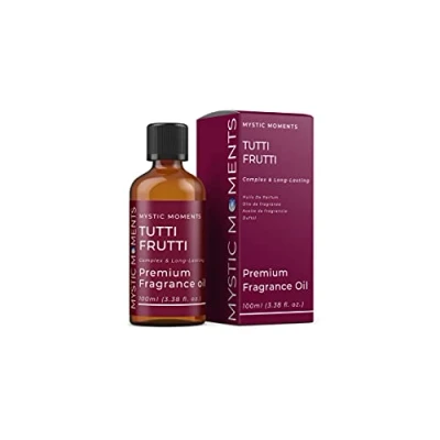 Image of Mystic Moments Tutti Frutti Fragrance Oil 100ml Perfect for Soaps, Candles, Bath Bombs, Burners, Diffusers and Skin &amp; Hair Care Items