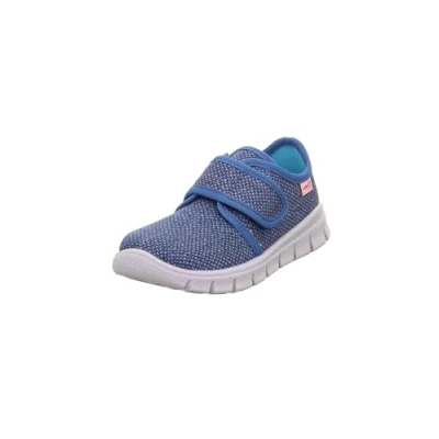 Image of Superfit Bobby Unisex Slippers for kids, Size: 5, Blau/mehrfarbig Textile