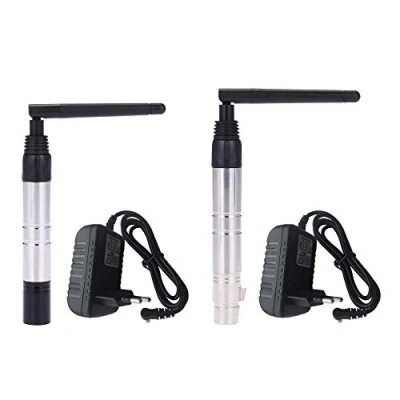Image of Li xada DMX Transmitter / Transmitter, 1000 m Ultra Long Distance 2.4 G ISM DMX512 Wireless Amp, Receiver 23DBM Light Control with Antenna for Stage PAR Effect Lamp