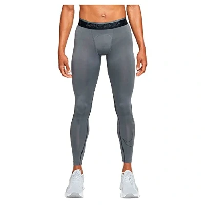Image of Nike DD1913 M NP DF Tight Leggings Mens Iron Grey/Black/Black XL