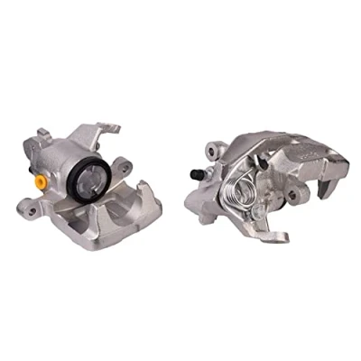 Image of 535615424X Brake caliper HELLA 8AN 355 782 781 Grey Cast Iron without holder VOLKSWAGEN: GOLF 2, Jetta 3, SEAT: Ibiza 2