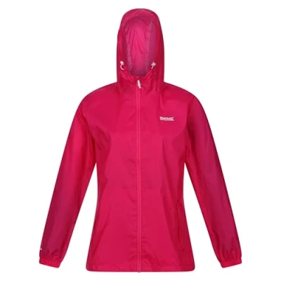 Image of Regatta Pack It III Waterproof Breathable Shell Hooded Jacket with Zipped Pockets