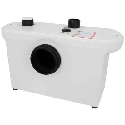 Image of BAYSTONE Macerator Waste Pump 3 Inlets Quiet IP54 Rated Domestic Bathroom Toilet Basin Shower