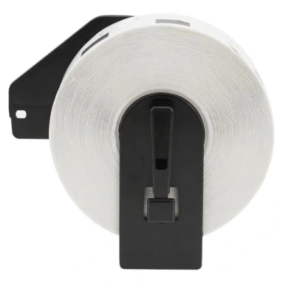 Image of Compatible DK 11218 24mm Round White Thermal Standard Address Labels with Brother QL 500 550 570 700 710W 720NW 800 810W 820NWB 1050 1100 1110NWB Printers