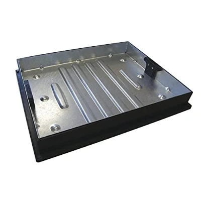 Image of Clark Drain CD790R/80 600mm x 450mm 80mm Recessed Block Paving Manhole Cover (Overall Size Including Frame is 695mm 545mm 96mm)