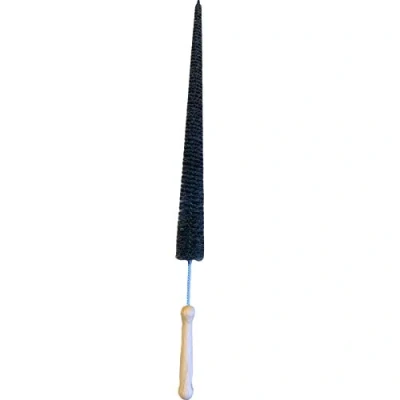 Image of Quailitas Soft Radiator Brush 70 cm, Wood Handle, Compact Design, Hair Bristle Cleaning Accessories and Tools