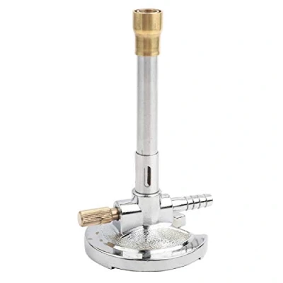 Image of Brass Lab Bunsen Burner，Micro Single Tube Burner Gas Light for Liquid Propane Heating Equipment （1Pcs）