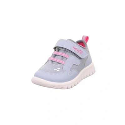 Image of Superfit SPORT7 Trainers for kids, Size: 3.5/4K, Hellblau/pink Textile/synthetics