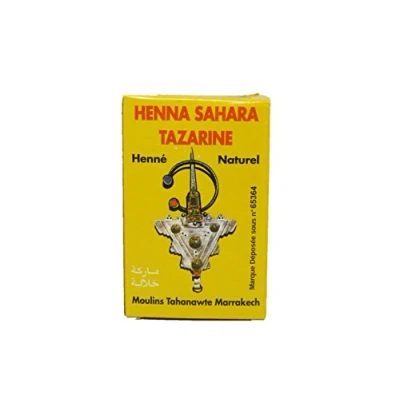 Image of TAZARINE Warm Red Natural Henna Body Art Quality Very Fine Powder 100 gr