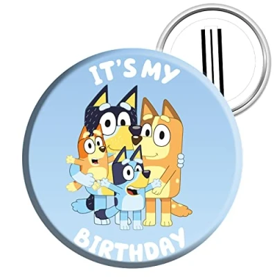 Image of Amscan 9915648 Bluey Badge