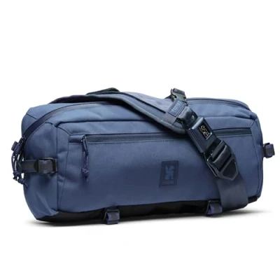 Image of Chrome Industries Kadet Sling Messenger Bag Crossbody Backpack for Women and Men w/Quick Release Buckle, Indigo