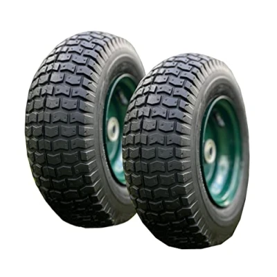 Image of Set of 2 Garden Trolley Replacement Wheels (12 Inch 30cm)