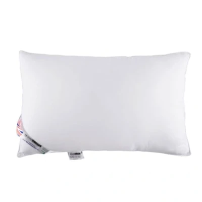Image of HOMESCAPES Anti Bacterial Super Microfibre Pillow Hypoallergenic Dust Mite, 48 x 74 cm (19″ 29″) UK Standard Size