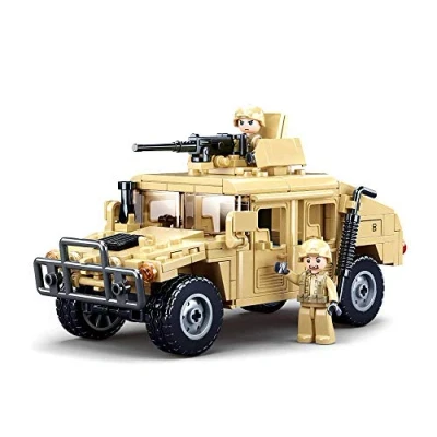 Image of Sluban ModelBricks Gefechtsfahrzeug Jeep M38 B0837 Hummer H2 Assault Vehicle, Multi colord, Medium