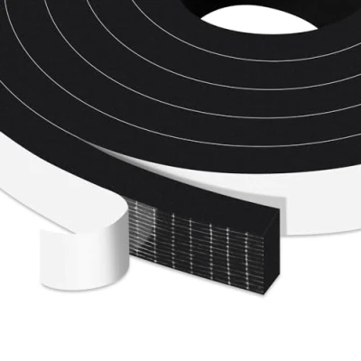 Image of YIMIKI Self Adhesive Foam Tape 20mm(W) x 10mm(T),High Density Home Window Seal Door Insulation Weather Stripping SoundProof Strip, 2 Rolls, Total 4M Long