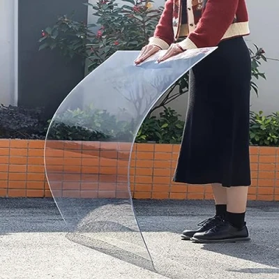 Image of Polycarbonate Roofing Sheet Clear Sheets,Weather Resistant Transparent Acrylic Plastic Sheet,Cold Frame Cladding,for Greenhouse Canopy Carport Bus Shelters Glass Replacement Pan
