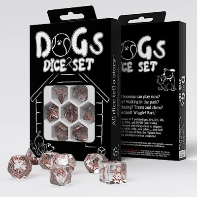 Image of Dogs Dice Set Bella by Q Workshop