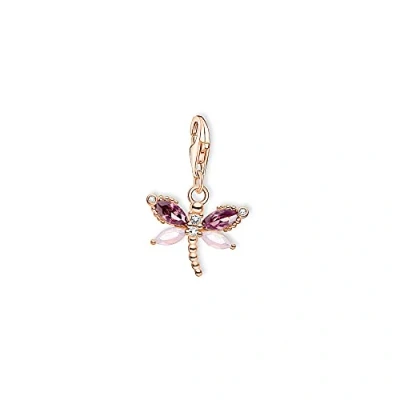 Image of Thomas Sabo Women’s Sterling Silver Cubic Zirconia Charm, Rose Gold