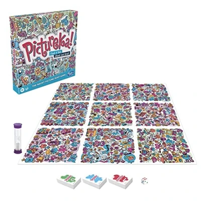 Image of Hasbro Gaming Pictureka! Game, Picture Board Game for Children, Fun Family Games, Games 6 Year Olds and Up
