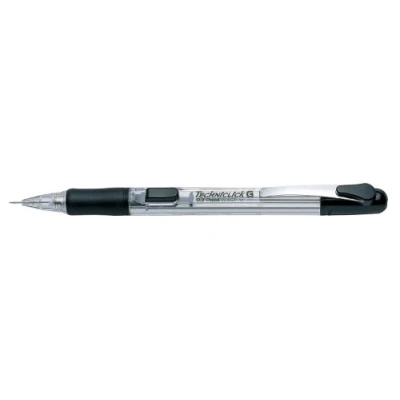 Image of Pentel TS 140220 Techniclick Automatic Pencil with 2 x HB, 0.5mm Lead, Pack of 12